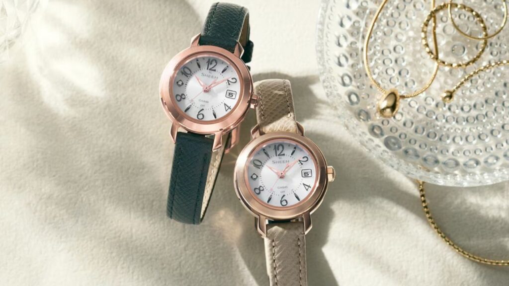 Casio Expands the Sheen Series with Solar Leather Models