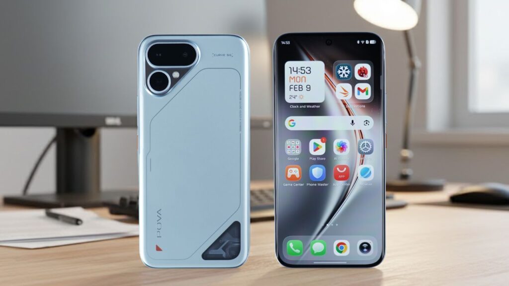 Tecno POVA Curve 2 5G Design and Display